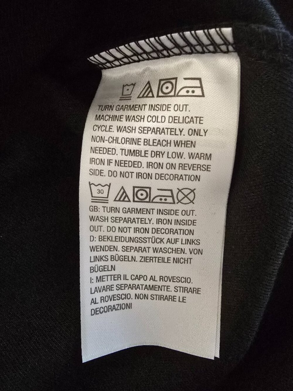 Quacker Factory Full Bloom & Bling embroidered 3/4 sleeve Tunic - Black - 2X EUC - Picture 7 of 9